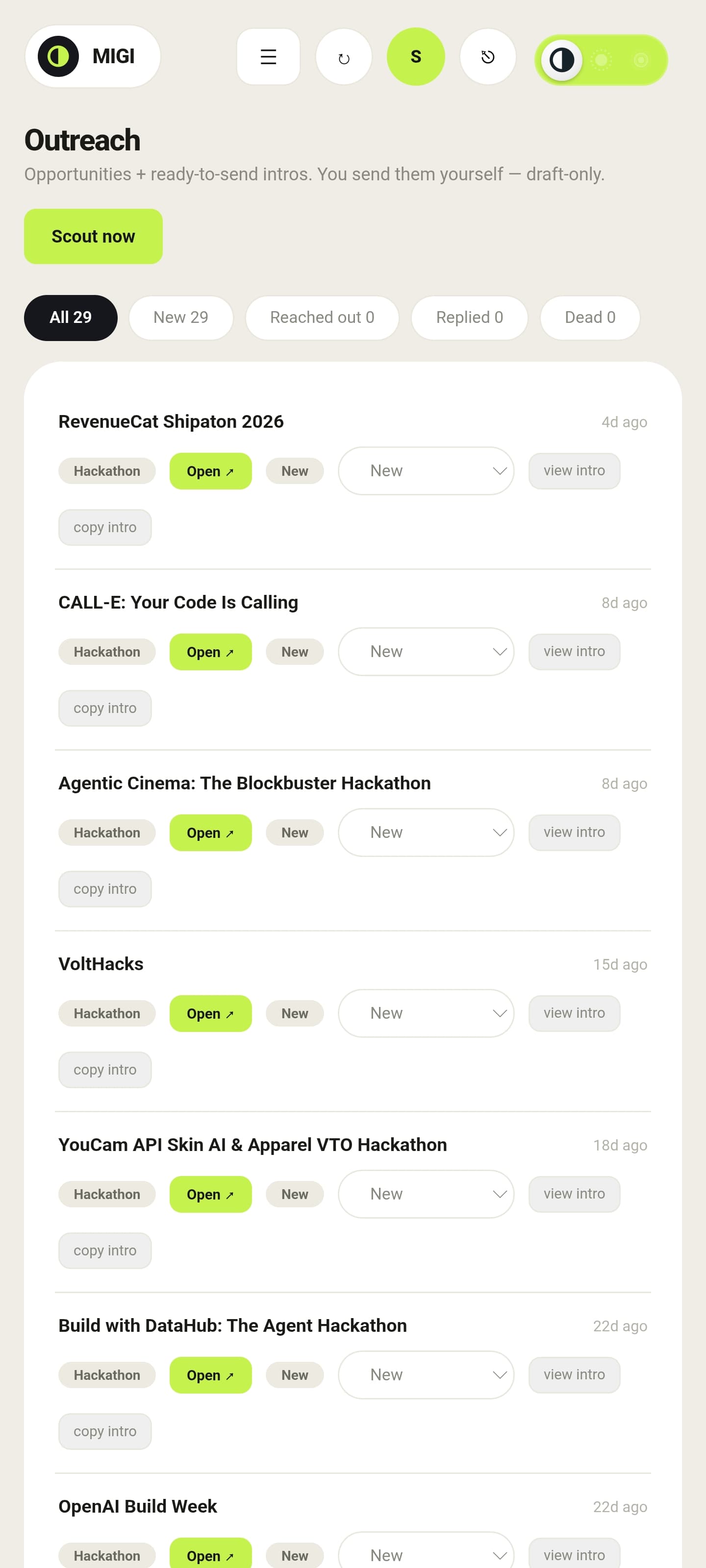 Version 1 outreach agent